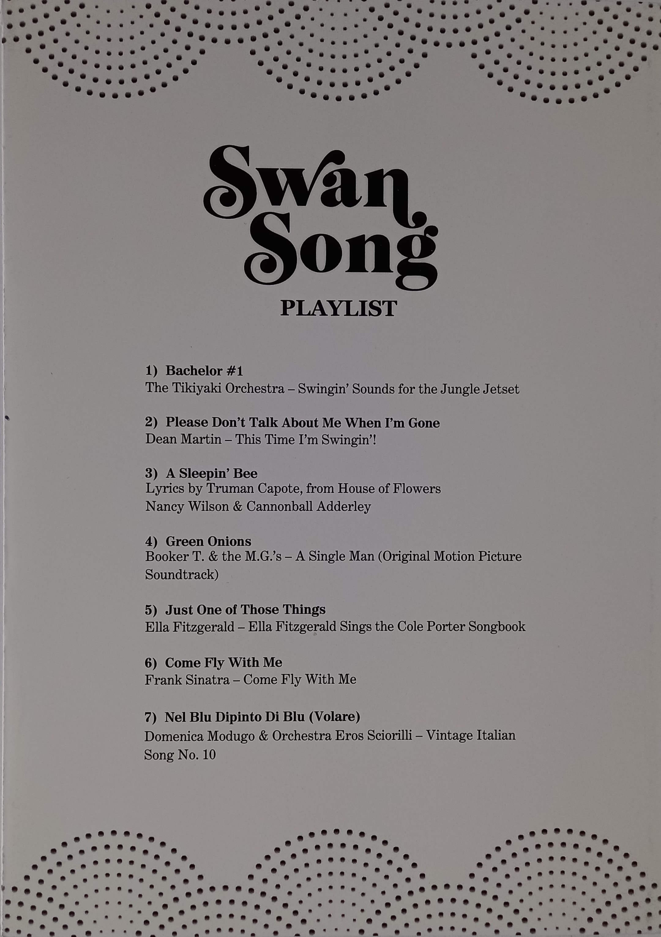 swan-song